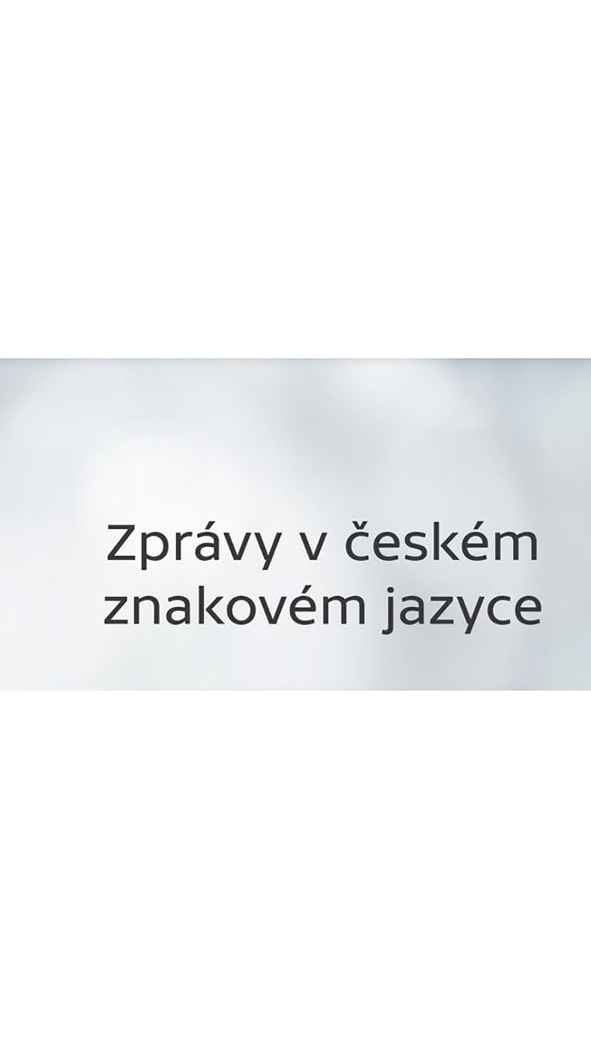 Zprávy v českém znakovém jazyce